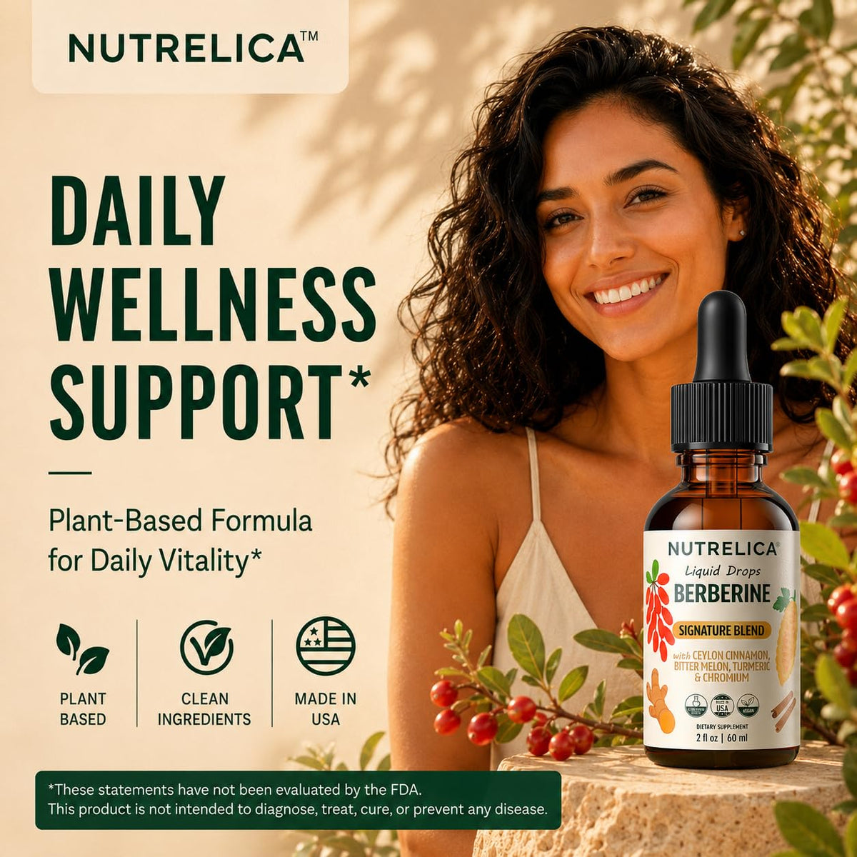 NUTRELICA Complexe de Berbérine 1200mg compte-gouttes