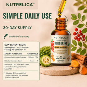 NUTRELICA Complexe de Berbérine 1200mg vue de côté