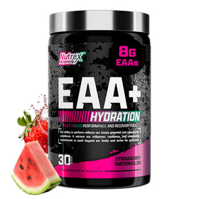Nutrex EAA Hydration 30 portions fraise pastèque vue de face