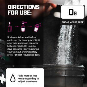 Nutrex EAA Hydration 30 portions sur une table d'entraînement