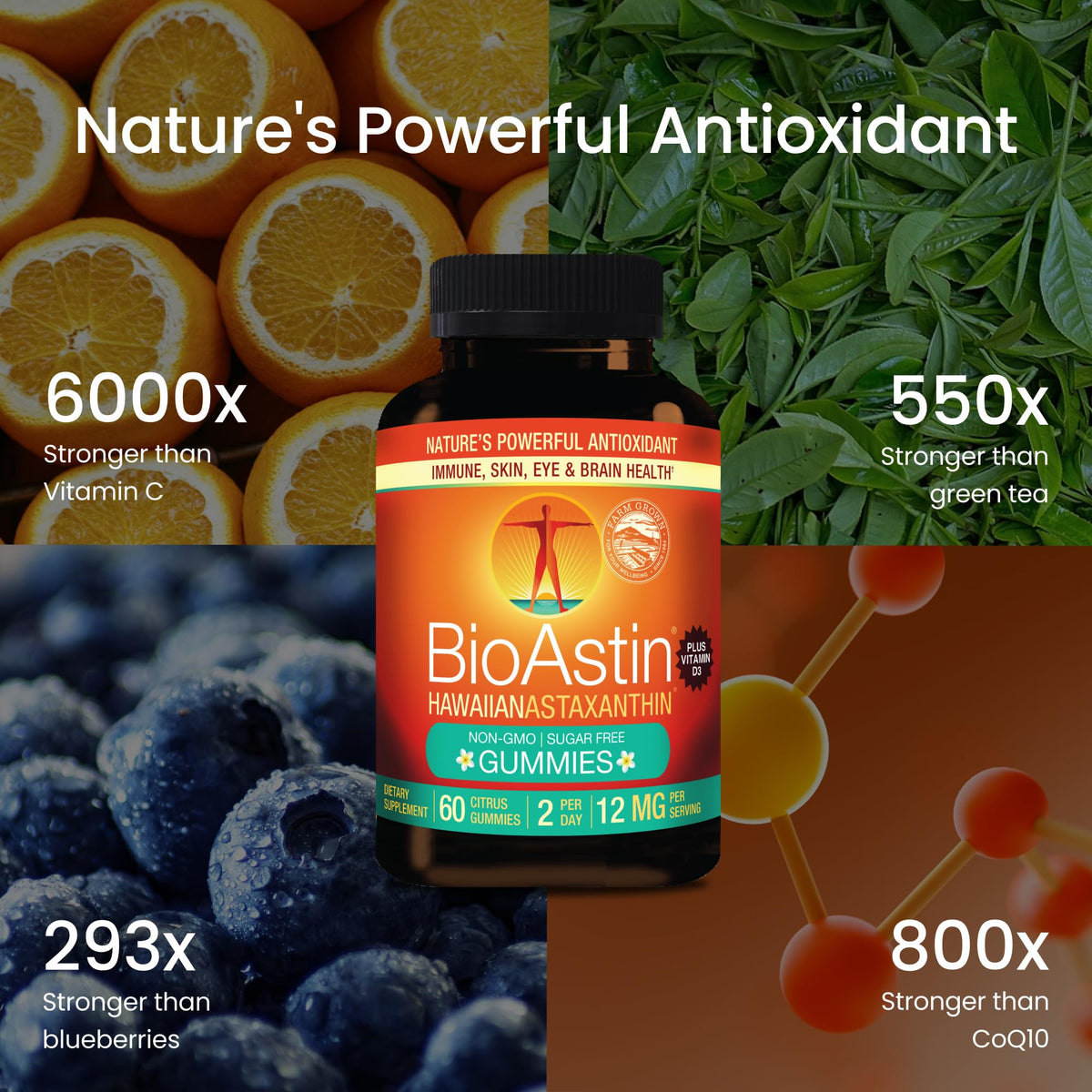 Nutrex Hawaii BioAstin Astaxanthin 60 Gummies - prise en main