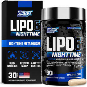 Nutrex Lipo 6 Black Nighttime boîte de 30 capsules vue avant