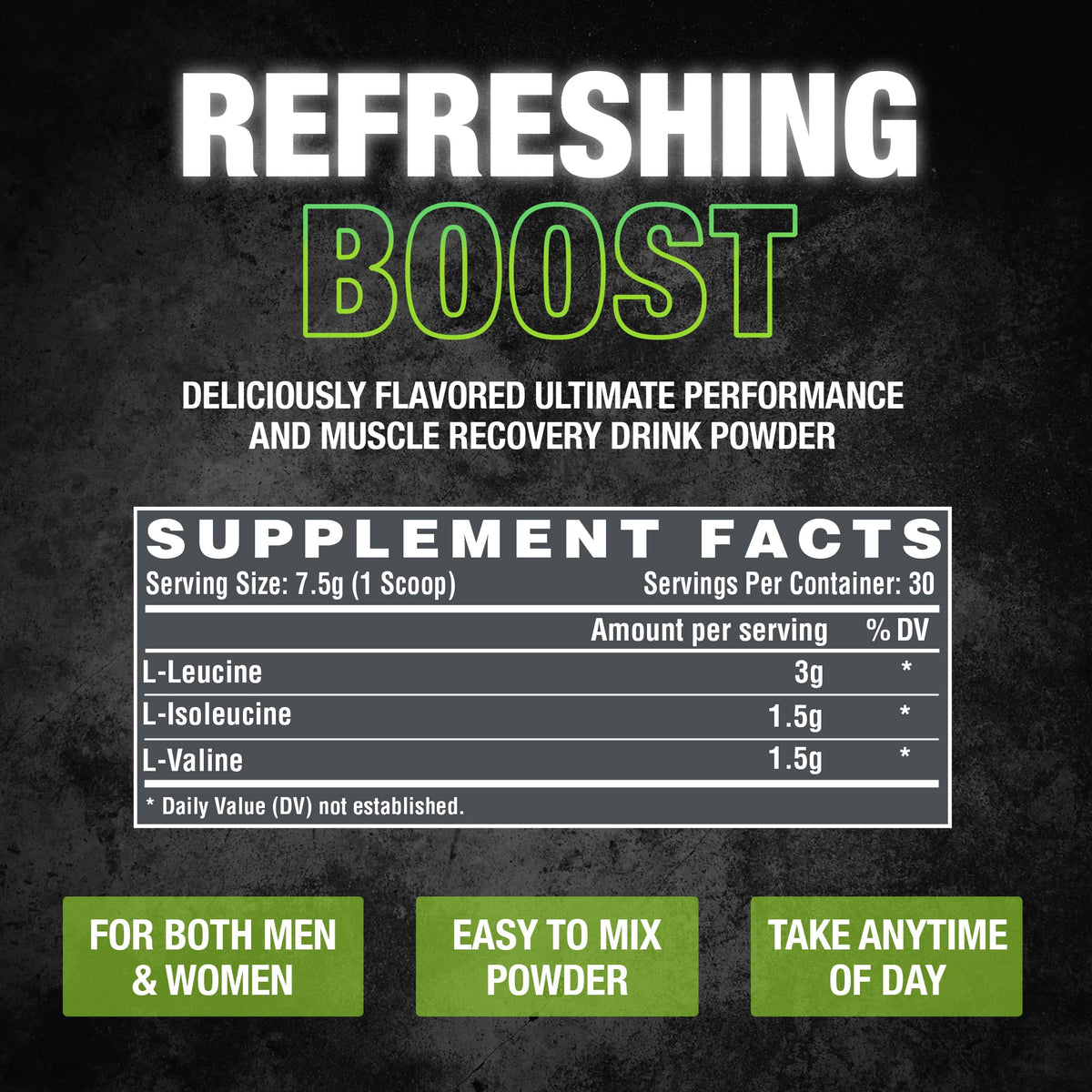 Nutrex Research BCAA Powder 6000 Pomme Verte 322g étiquette