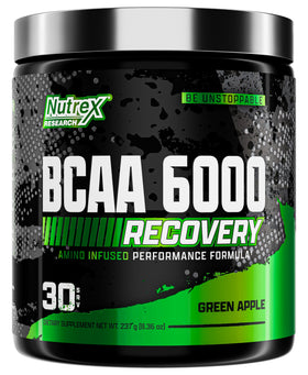 Nutrex Research BCAA Powder 6000 Pomme Verte 322g vue de face