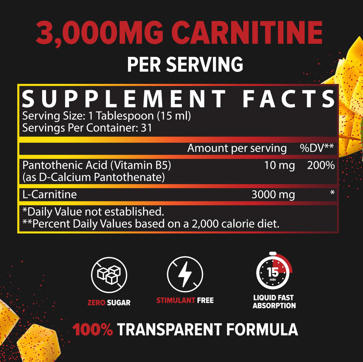 Nutrex Research Carnitine Liquide 3000mg 500ml étiquette