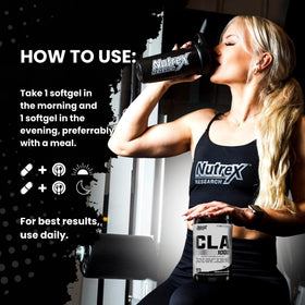 Nutrex Research CLA 1000 mg gélules en milieu naturel