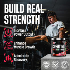 Nutrex Research Creatine HMB Poudre 390g - étiquette et dosage