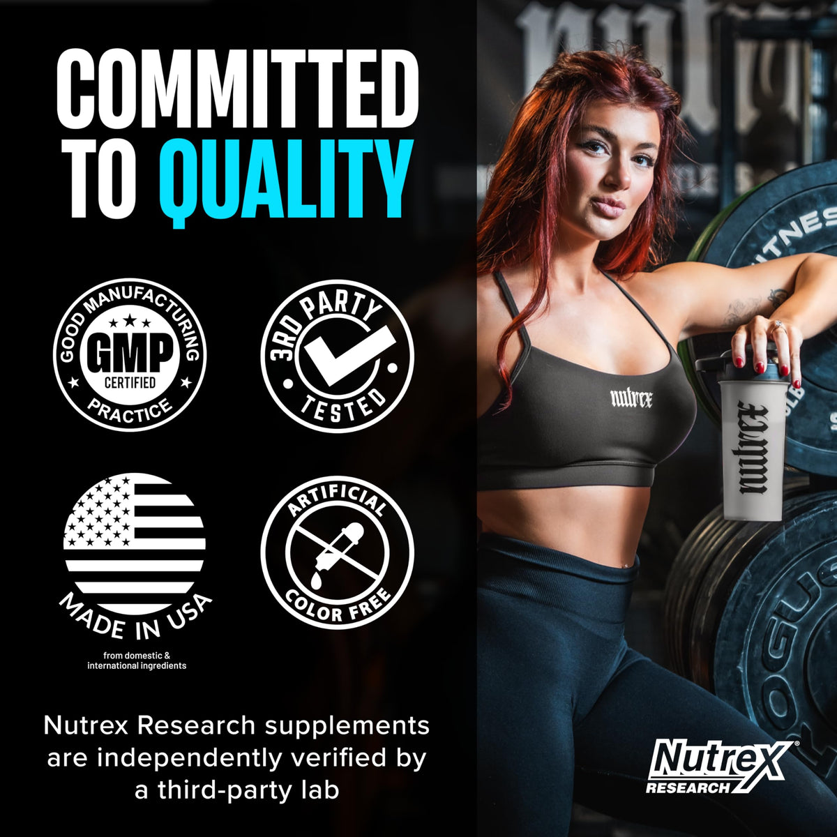 Nutrex Research Créatine Monohydrate Poudre 400 Servings à côté d'autres suppléments