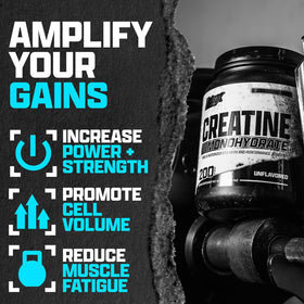 Nutrex Research Créatine Monohydrate Poudre 490g avec cuillère doseuse