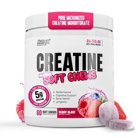 Nutrex Research Creatine Soft Chews 60 Count packaging front view