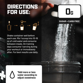 Nutrex Research EAA Hydration avec un shaker de sport