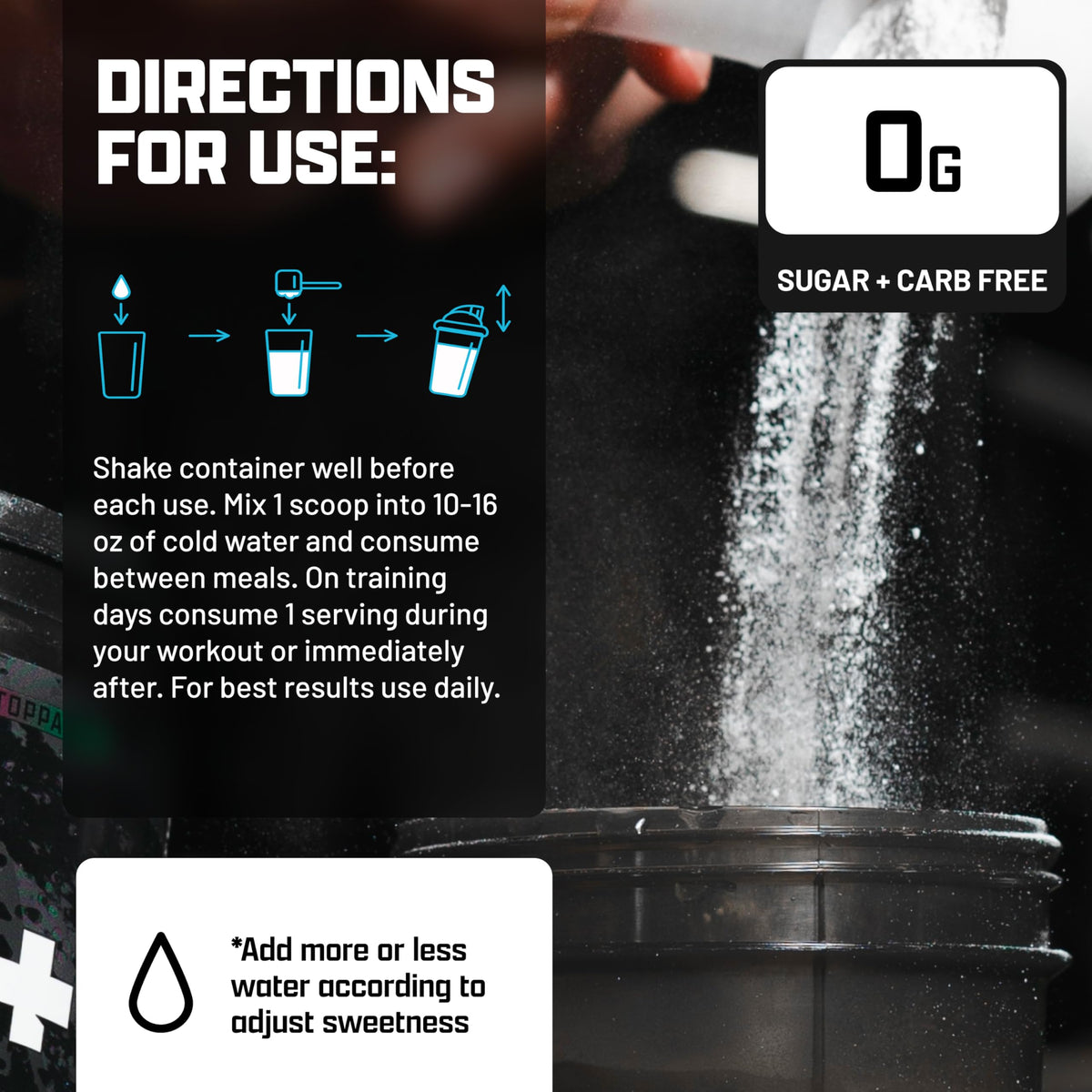 Nutrex Research EAA Hydration ingrédients et informations nutritionnelles