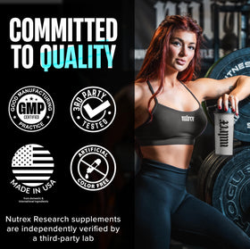 Nutrex Research L-Carnitine 3000 en situation d'utilisation avant un entraînement