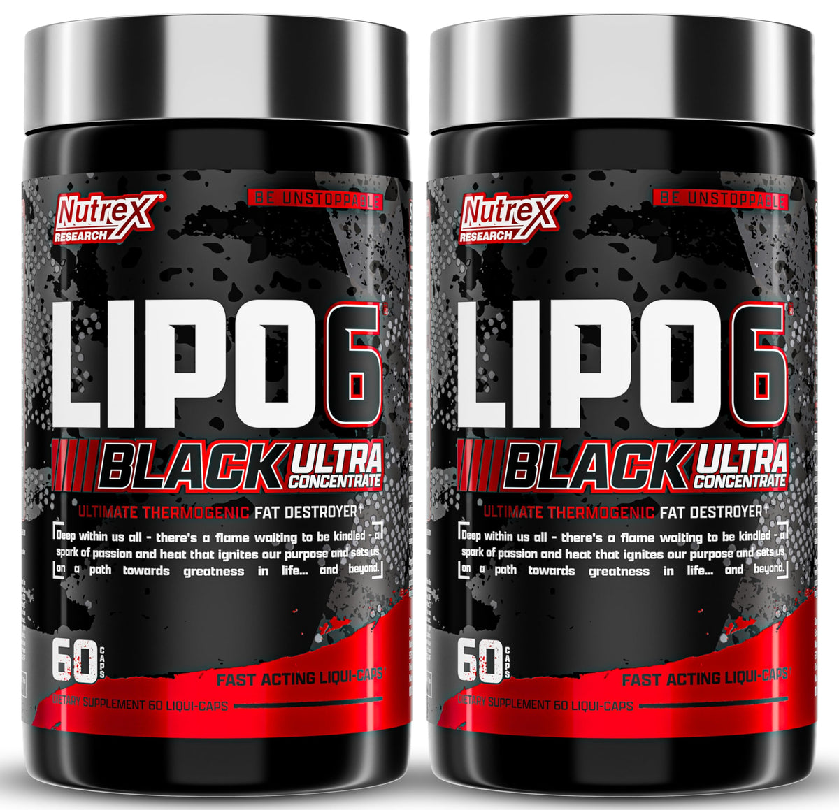 Nutrex Research Lipo-6 Black Ultra Concentrate gélules vue de face
