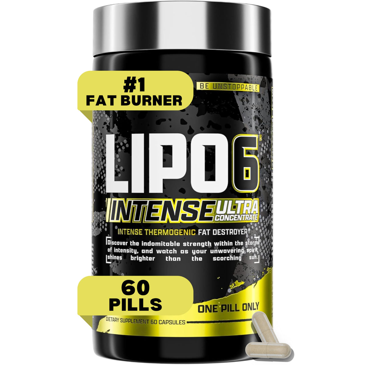 Nutrex Research Lipo6 Black Intense bouteille vue avant