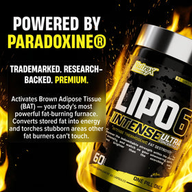 Nutrex Research Lipo6 Black Intense étiquette de produit