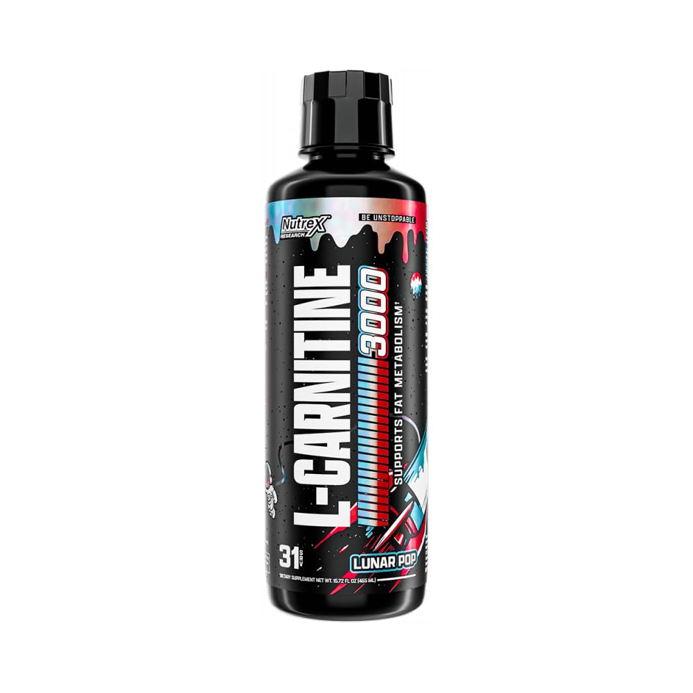 Nutrex Research Liquid Carnitine 3000 versée dans un verre
