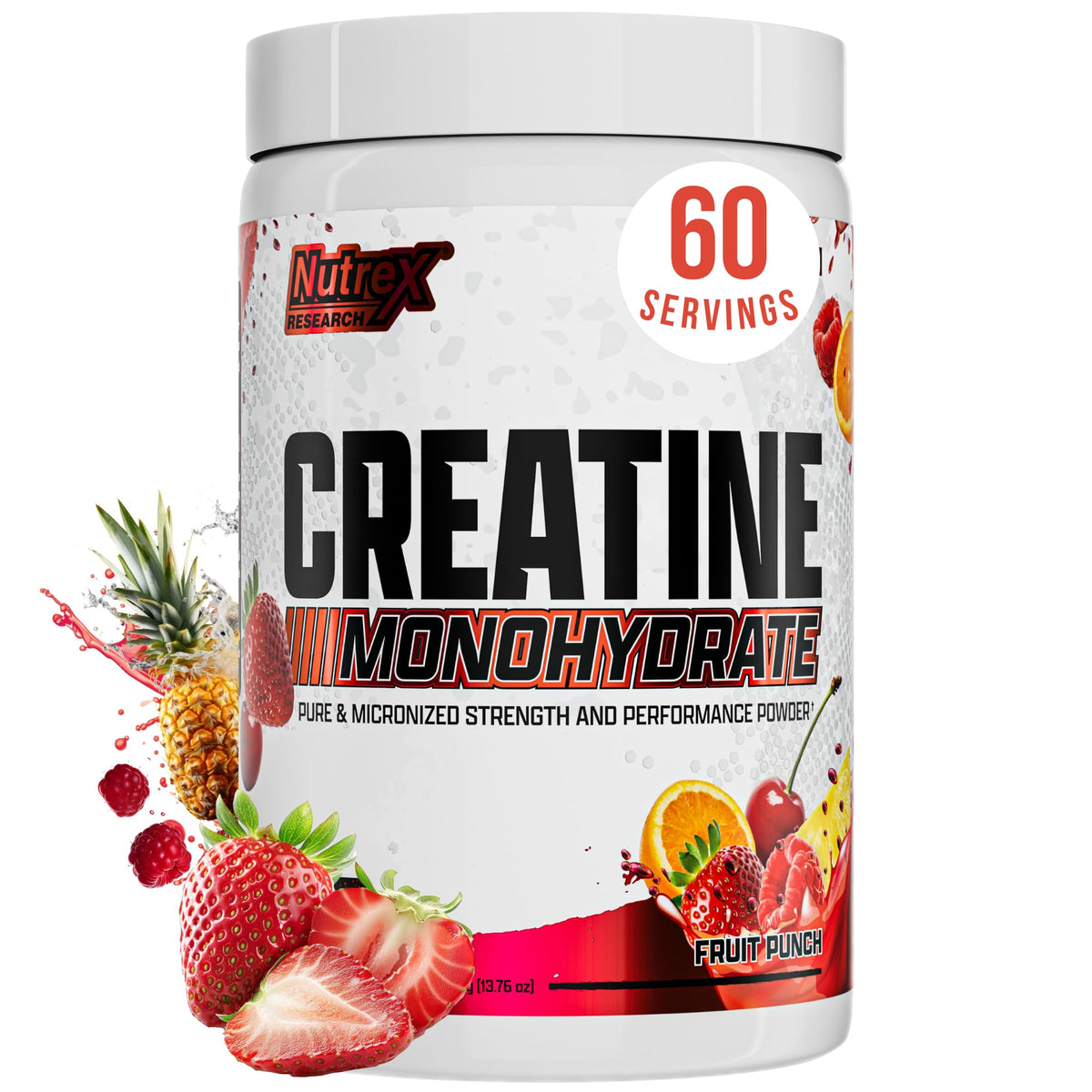 Nutrex Research Poudre de Créatine Fruit Punch vue avant