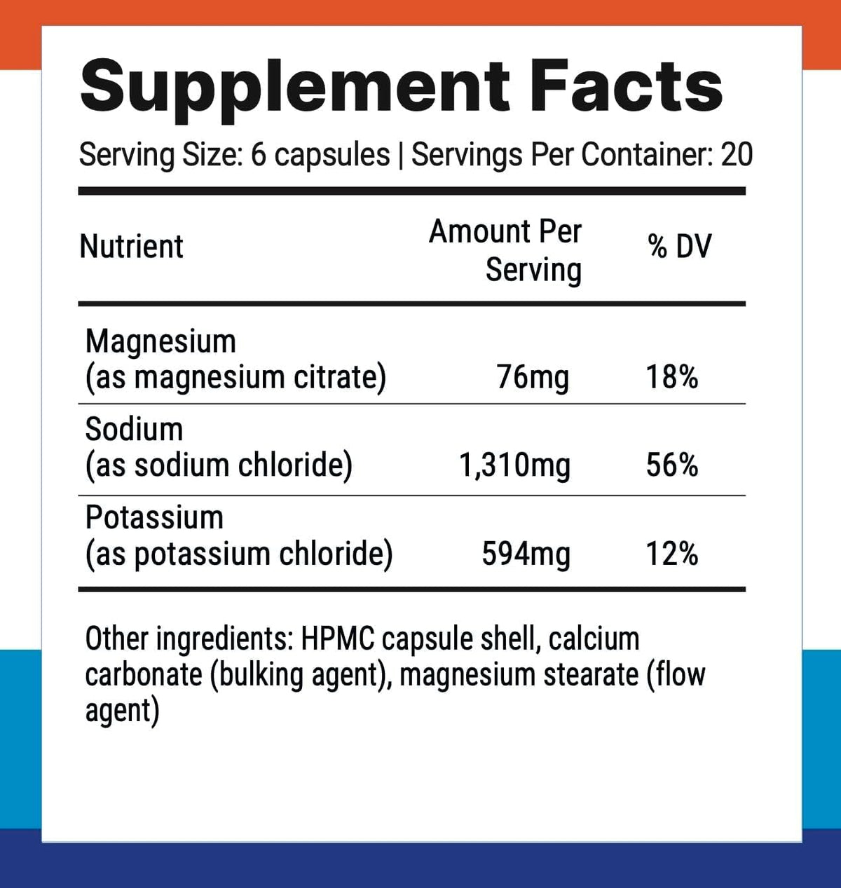 Nutri-Align Capsules Electolytes pour jeûne côté