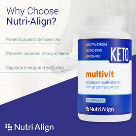 Nutri-Align Multivitamines Keto capsules dans un verre