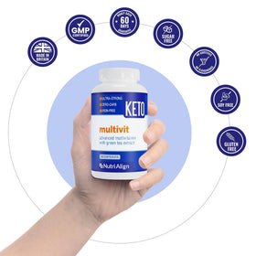 Nutri-Align Multivitamines Keto capsules sur une table