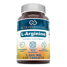 Nutri Essentials L-Arginine 1000 Mg comprimés 120 unités