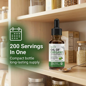 Nutri Huile d'Origan Tincture 59ml, détail de la pipette
