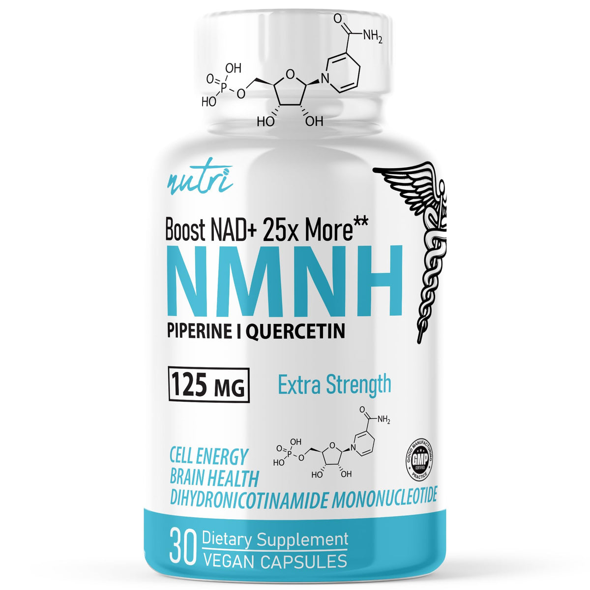 Nutri NMNH 125mg Nature's Fusions - emballage avant