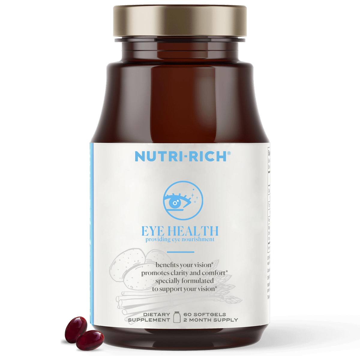 Nutri-Rich Soin des Yeux 60 gélules, vue de face