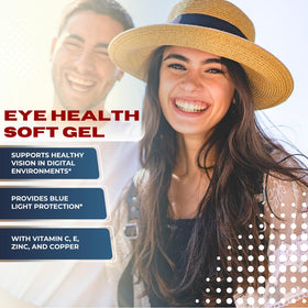 Nutri-Rich Soin des Yeux, gélules sur fond blanc