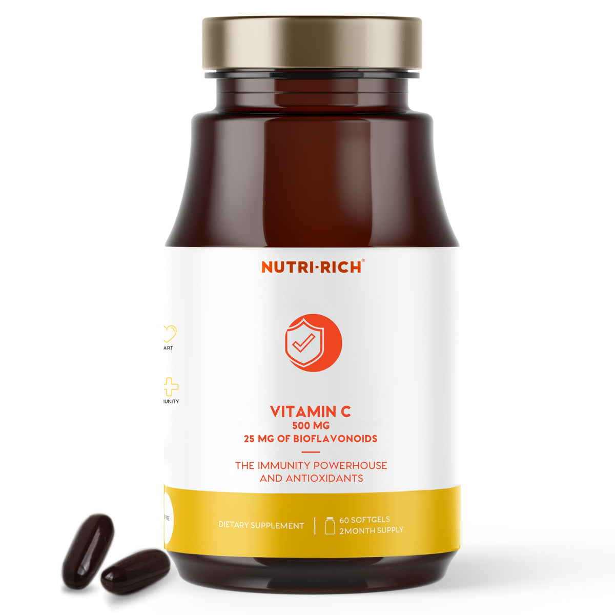 Nutri-Rich Vitamine C 500mg gélules avant