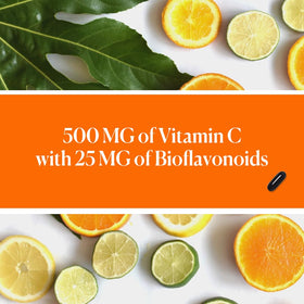 Nutri-Rich Vitamine C 500mg gélules avec ingrédients