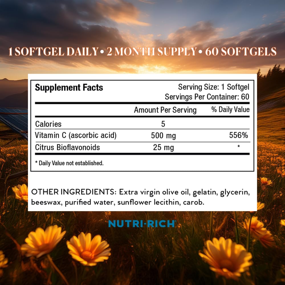 Nutri-Rich Vitamine C 500mg gélules en situation