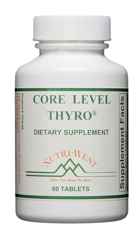 Nutri-West Core Level Thyro 60 comprimés vue de face