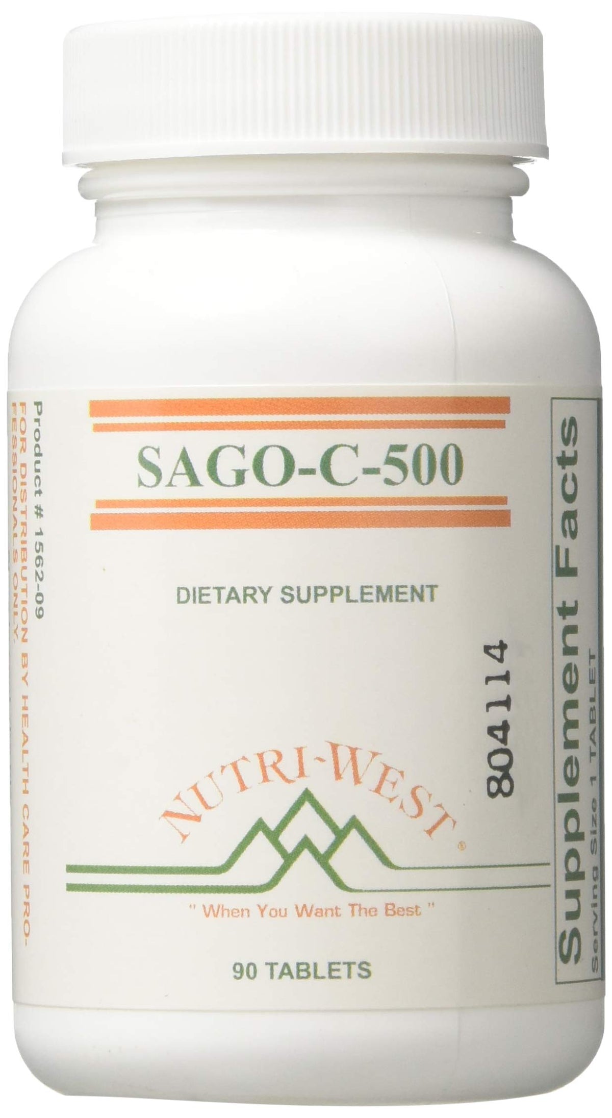 Nutri-West Sago-C-500 90 comprimés en boîte