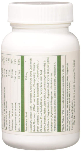 Nutri-West Total Brain 90 gélules vue de côté