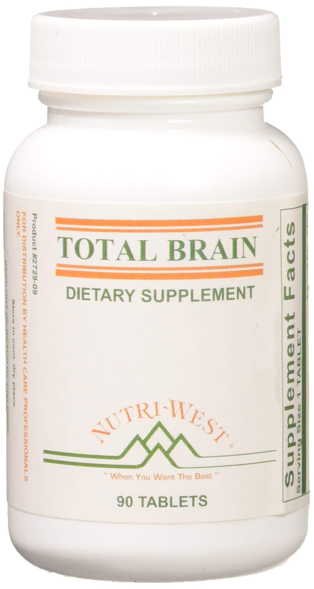 Nutri-West Total Brain 90 gélules vue de face avec emballage