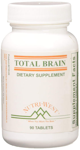 Nutri-West Total Brain 90 gélules vue de face avec emballage