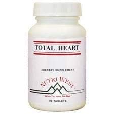 Nutri-West Total Heart 90 comprimés végétariens avec étiquette visible