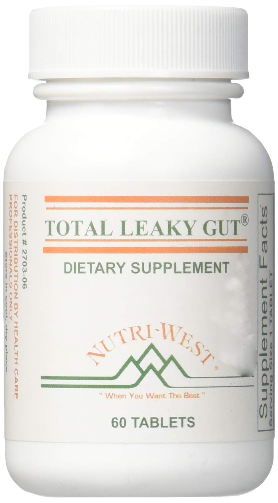 Nutri-West Total Leaky Gut 60 comprimés vue de face