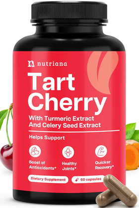Nutriana Extrait de Cerise Acidulée 60 Capsules Végétales vue de face