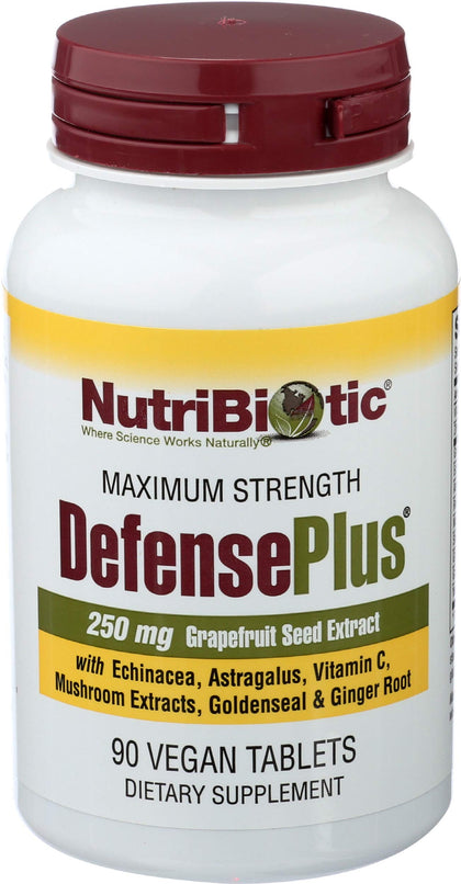 NutriBiotic Defense Plus 90 comprimés vue de face