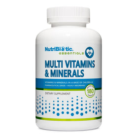 NutriBiotic Multivitamines & Minéraux, 180 capsules, vue de face