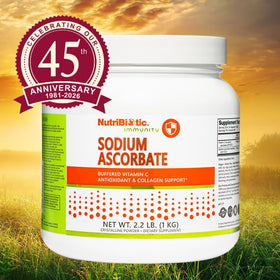 NutriBiotic Poudre de Vitamine C Tamponnée 1102g avec fruits