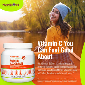 NutriBiotic Poudre de Vitamine C Tamponnée 1102g emballage