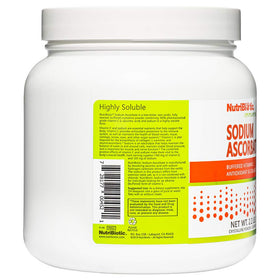 NutriBiotic Poudre de Vitamine C Tamponnée 1102g en préparation de jus