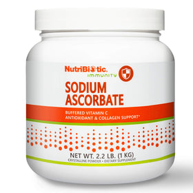 NutriBiotic Poudre de Vitamine C Tamponnée 1102g vue de face