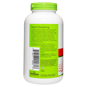 NutriBiotic Vitamine C 1000 Mg 250 comprimés - étiquette du produit