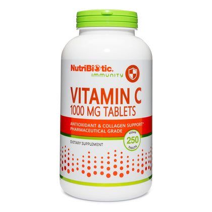NutriBiotic Vitamine C 1000 Mg 250 comprimés - vue de face