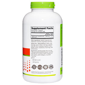 NutriBiotic Vitamine C 1000 Mg capsules ouvertes sur une table